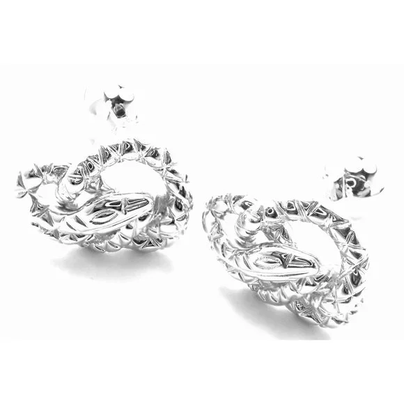 Rare! Authentic Tom Ford 18k White Gold Snake Cufflinks Box - Picture 9 of 9